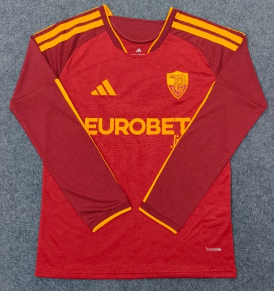 2627 Roma Home Long Sleeve Soccer Jersey